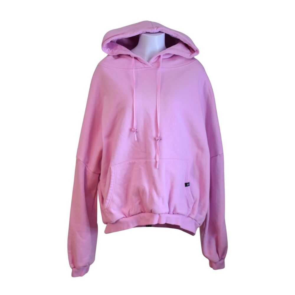 Popflex Cloud Fleece Pullover Hoodie Bubble Gum Pink Oversized L/XL